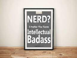 Geek F Nerd... I Prefer the Term Intellectual Badass - Etsy