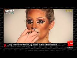 lion face painting make up tutorial