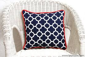 Cushion Cover With Piping Easy Sewing