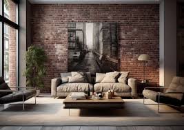 Home With A Brick Wall Interior Design
