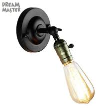 Us 5 99 Vintage Mini Wall Light With On Off Switch Industrial Light Retro Lamp Adjustable Sconces For Coffee Bar Lights Lighting Fixture In Wall