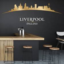 Liverpool City Skyline Wall Sticker