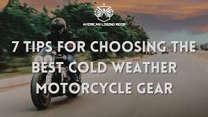 cold weather motorcycle gear