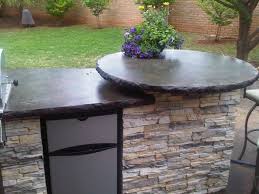 While it is possible to make your own concrete countertops for your outdoor kitchen, we highly recommend finding an experienced installer, if you choose. Outdoor Concrete Countertops Houzz