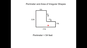 perimeter and area of irregular shapes