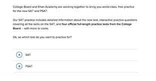 Khan Academy S Official Sat Practice