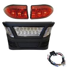Club Car Precedent Led Light Kit With Colored Led Accent Precedent Gas Electric Golf Cart Light Kit