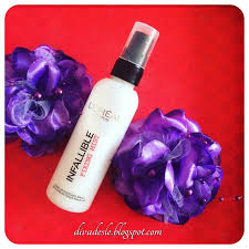 loreal infallible fixing mist review