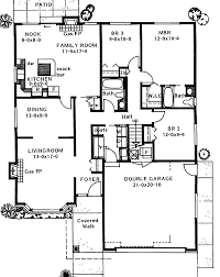 House Plan 99900 One Story Style With