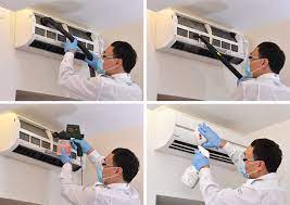 air conditioner cleaning sanitizing