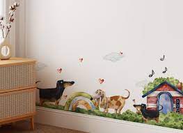Dachshund Dog Wall Decal For Nursery