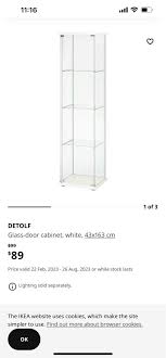 Ikea Detol Display Cabinets Furniture