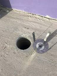 cor form concrete core hole repair