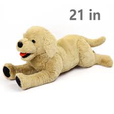 dog stuffed 21 in golden retriever plush stuffed toys gift for kids boys s beige walmart