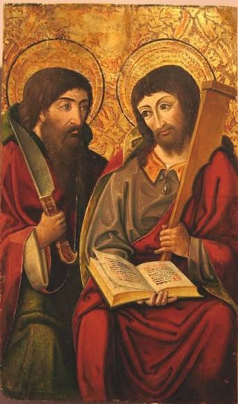 San Bartolomé y San Mateo. Retablo de San Miguel. Labraza. Álava - Colecciones