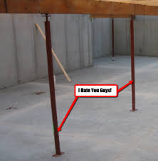 hide basement support columns how to