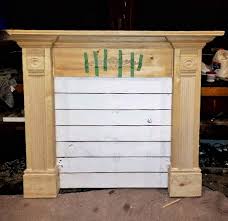 Faux Fireplace Mantel Surround