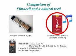 Comparison Of The Fibracell And The Reguler Reed Alto Sax