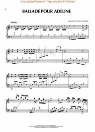 This product is available worldwide. Sheet Music Richard Clayderman Ballade Pour Adeline Piano Solo