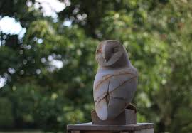 Barn Owl Sculpture Carved In Hazeldean