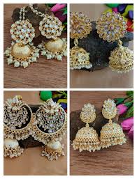 gold plated jhumkas wholer