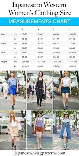 Convert Japanese Clothing Size To Western Size Chart