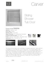 stainless steel sliding shower tub door