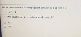 Following Equation Defines Y