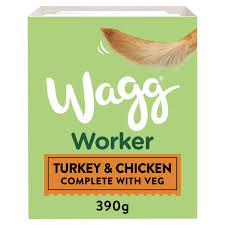 Wagg worker dog food reviews. Wagg Working Wet Dog Food Trays Turkey Ocado