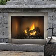 Outdoor Built In Propane Gas Fireplace