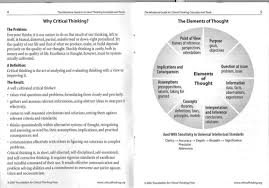 The Elements of Thought  The Three Dimensions of Critical Thinking     studylib net i a      a     bc     c d c    c   CritThink jpg  The Miniature Guide to Critical  Thinking Concepts and Tools    