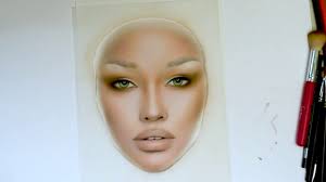 natural bronzy face chart you