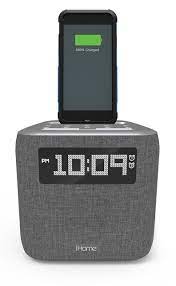 ihome ipl8xhg dual alarm fm clock radio