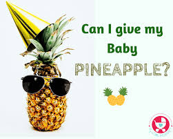 can i give my baby pineapple