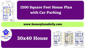 1200 Square Feet House Plan With Car