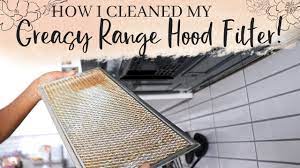 how i cleaned my greasy range hood
