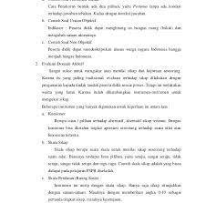 Contoh soal essay bahasa indonesia kelas x semester 2 kurikulum 2013 beserta . Good Contoh Soal Uraian Non Objektif