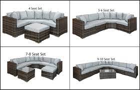 Modular Rattan Sofa Sets Design