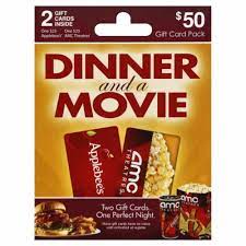 Check spelling or type a new query. Dinner And A Movie Amc Applebee S 50 Gift Card 1 Ct Pay Less Super Markets