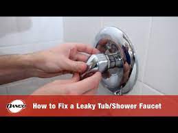 how to fix a leaky tub shower faucet