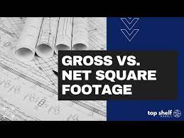 gross vs net square fooe what s