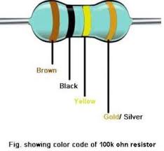 100k Ohm Resistor Color Code 4 Band Somanytech