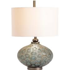 gold oval glass table lamp 26 5 h