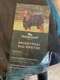 horseware amigo foal rug 50g 100cm neu
