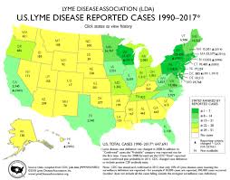 Cases Stats Maps Graphs Lyme Disease Association