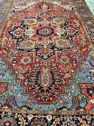hand knotted in iran 100 wool heriz