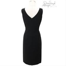 Jones New York Black A84 Designer Xl Extra Large Career Mid Length Formal Dress Size 14 L 90 Off Retail