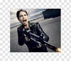 Sarah is portrayed by emilia clarke, who also portrayed qi'ra in solo: Emilia Clarke Terminator Genisys Sarah Connor Kyle Reese Top Transparent Png