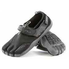 Mens Fila Skele Toes Ez Slide Shoes Black Charcoal