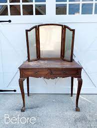 mary s antique dressing table makeover